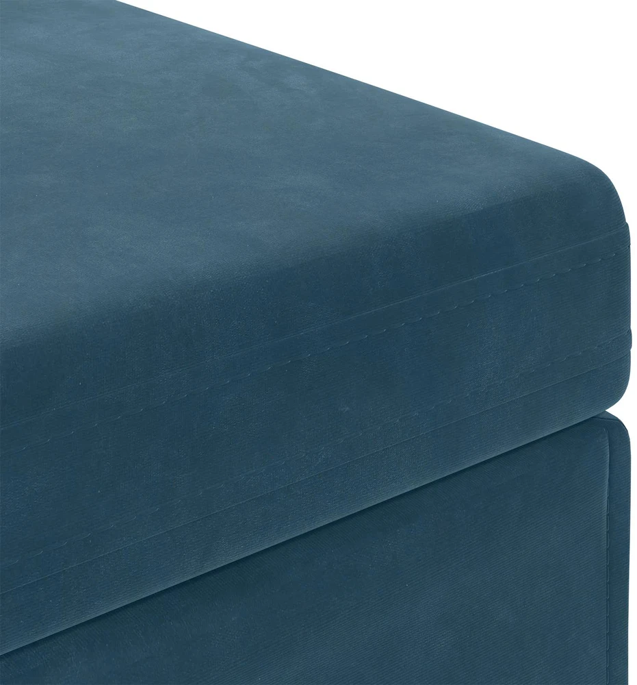 Sūpynes Mėlyna 81 x 41 x 40 cm Velvetas ir Inžinerinė Medis
