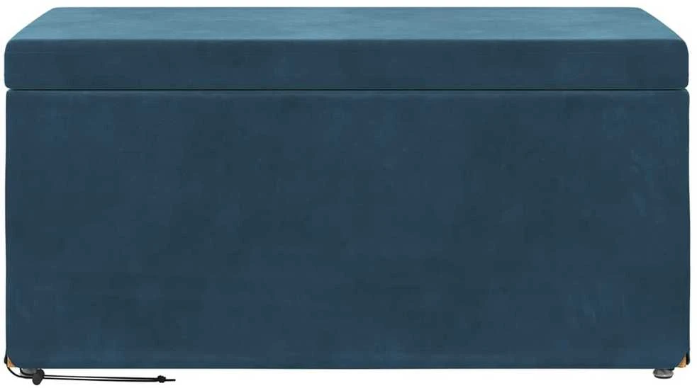 Sūpynes Mėlyna 81 x 41 x 40 cm Velvetas ir Inžinerinė Medis