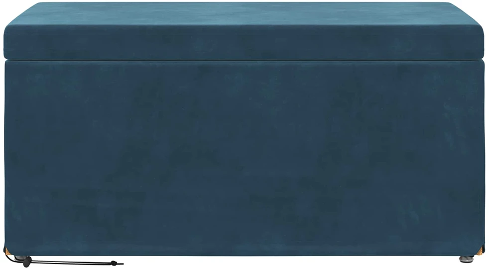 Sūpynes Mėlyna 81 x 41 x 40 cm Velvetas ir Inžinerinė Medis