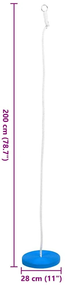 Sūpynės, mėlynos, 180 cm