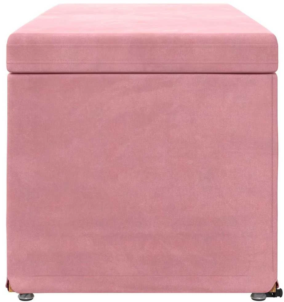 Sūpynes Rožinė 101 x 41 x 40 cm Velvetas ir Inžinerinė Medis