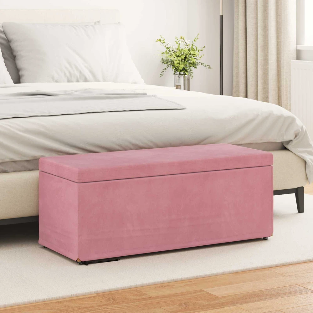 Sūpynes Rožinė 101 x 41 x 40 cm Velvetas ir Inžinerinė Medis