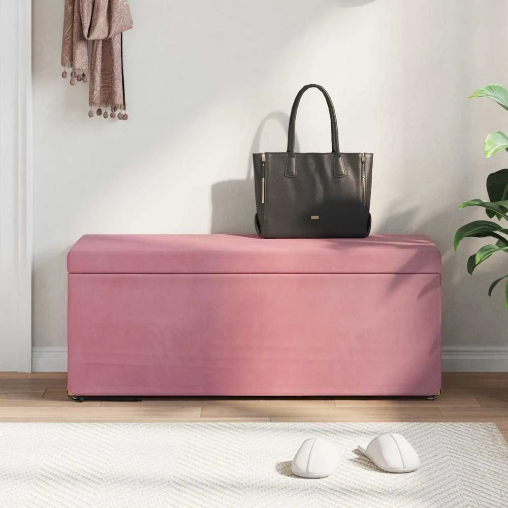 Sūpynes Rožinė 101 x 41 x 40 cm Velvetas ir Inžinerinė Medis