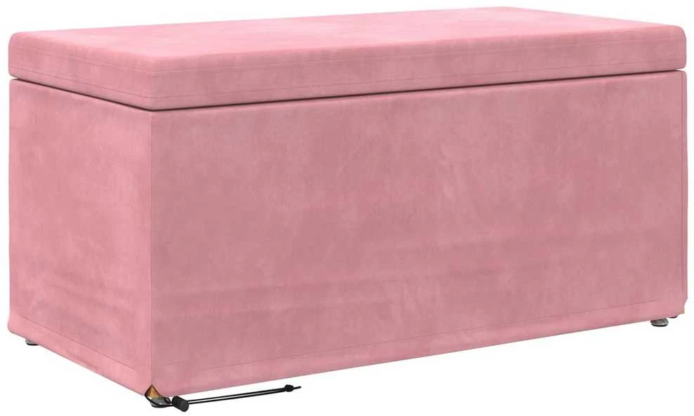 Sūpynes Rožinė 81 x 41 x 40 cm Velvetas ir Inžinerinė Medis