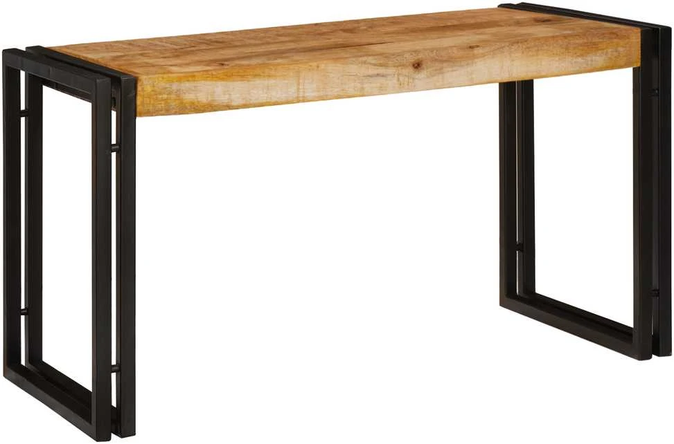 Suklijuotas stalas 3 vnt. Ruda ir juoda 82 x 40 x 45 cm