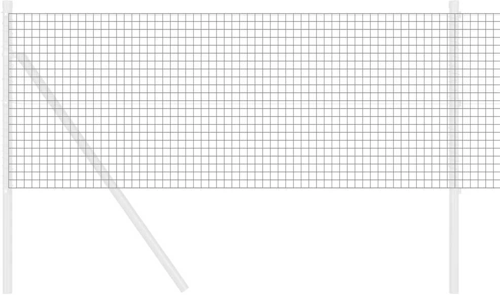 Suvirinto vielos tvoros 2500 x 60 cm Pilka