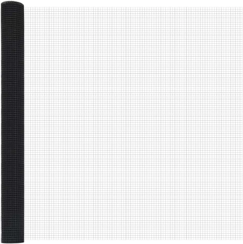 Suvirintas vielinis tvoras su smailiais galais 12 x 1,5 m Pilka