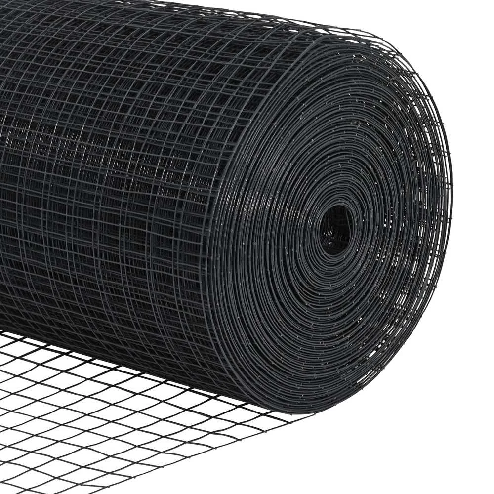Suvirinta vielos tvora su betono baze 50 x 0,6 m Pilka