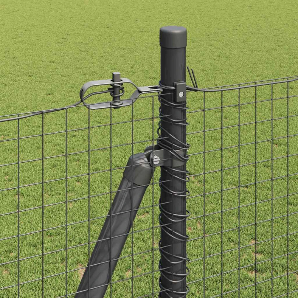 Suvirinta vielos tvora su betono baze 10 x 1,4 m Pilka