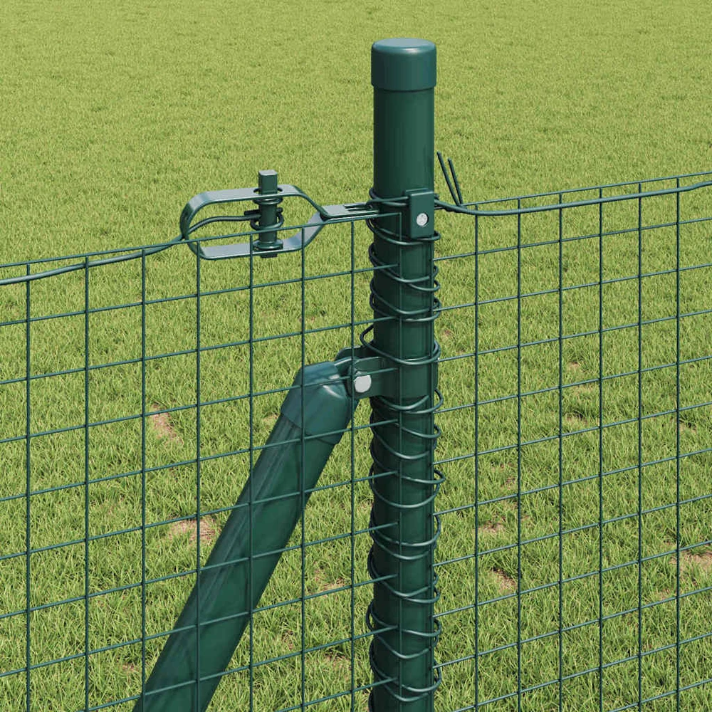 Suvirinta vielos tvora su betono baze 100 x 0,8 m Žalia