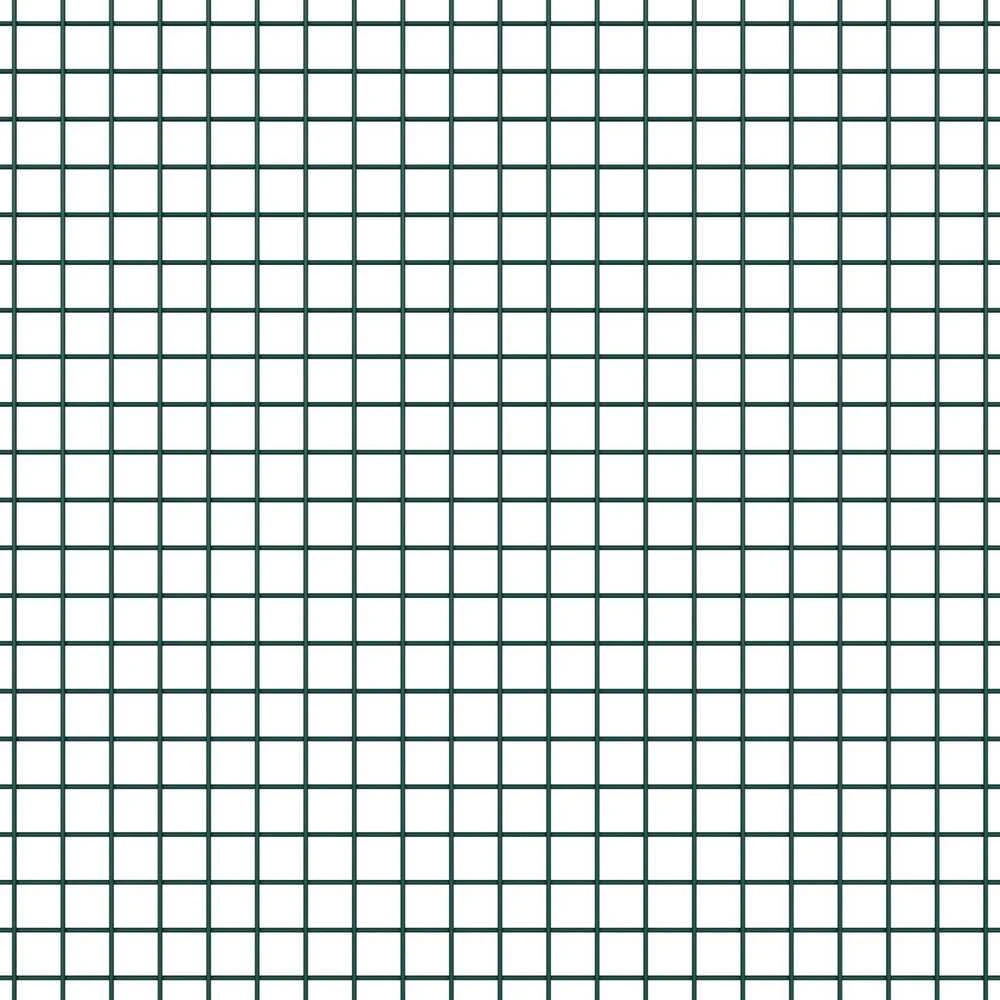 Suvirintas vielos tvora su stulpeliais 100 x 0,5 m Žalia
