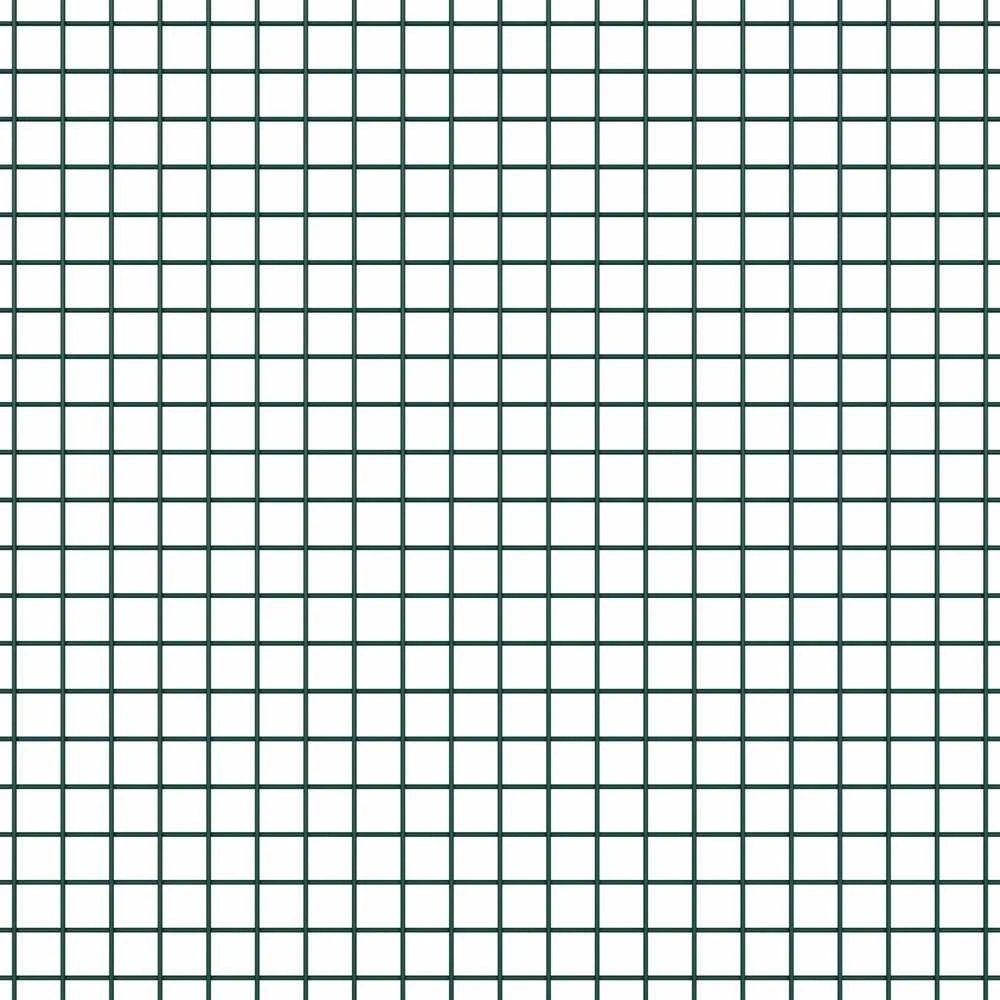 Suvirintas vielos tvora su stulpeliais 100 x 0,5 m Žalia