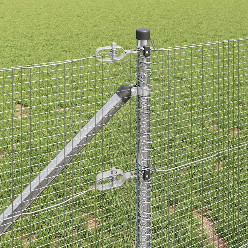 Suvirintas vielinis tvoras su smailiais galais 100 x 0,8 m