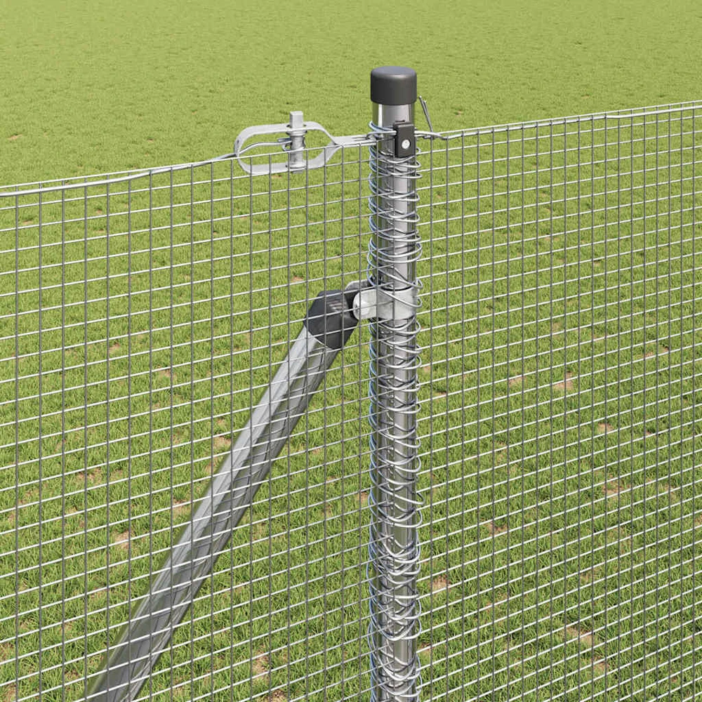 Suvirintas vielinis tvoras su smailiais galais 25 x 1,5 m