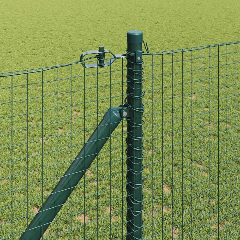 Suvirintas vielinis tvoras su smailiais galais 25 x 1,4 m Žalia