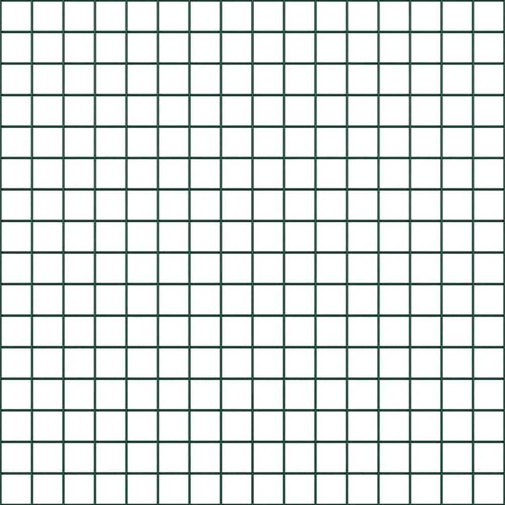 Suvirintas vielinis tvoras su smailiais galais 10 x 0,5 m Žalia