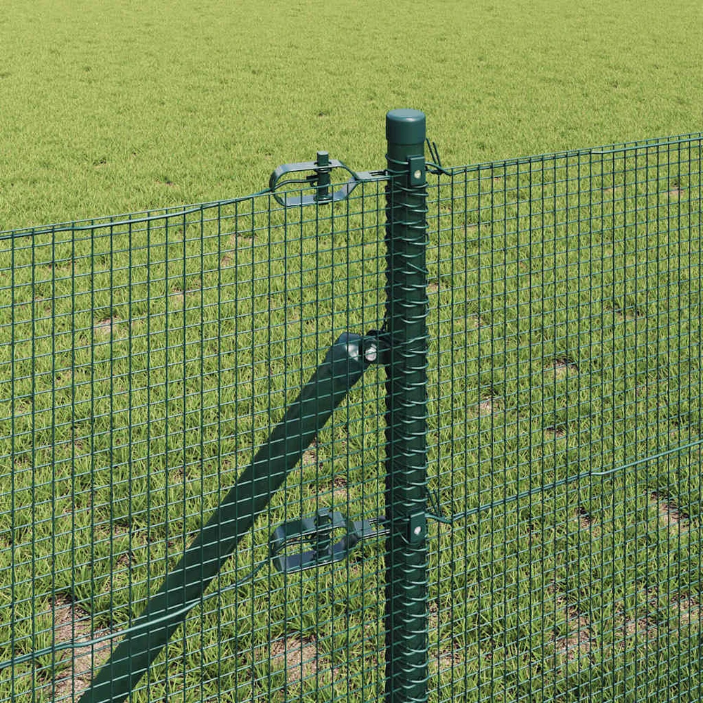 Suvirintas vielos tvora žemės tvirtinimas 100 x 0,4 m Žalia