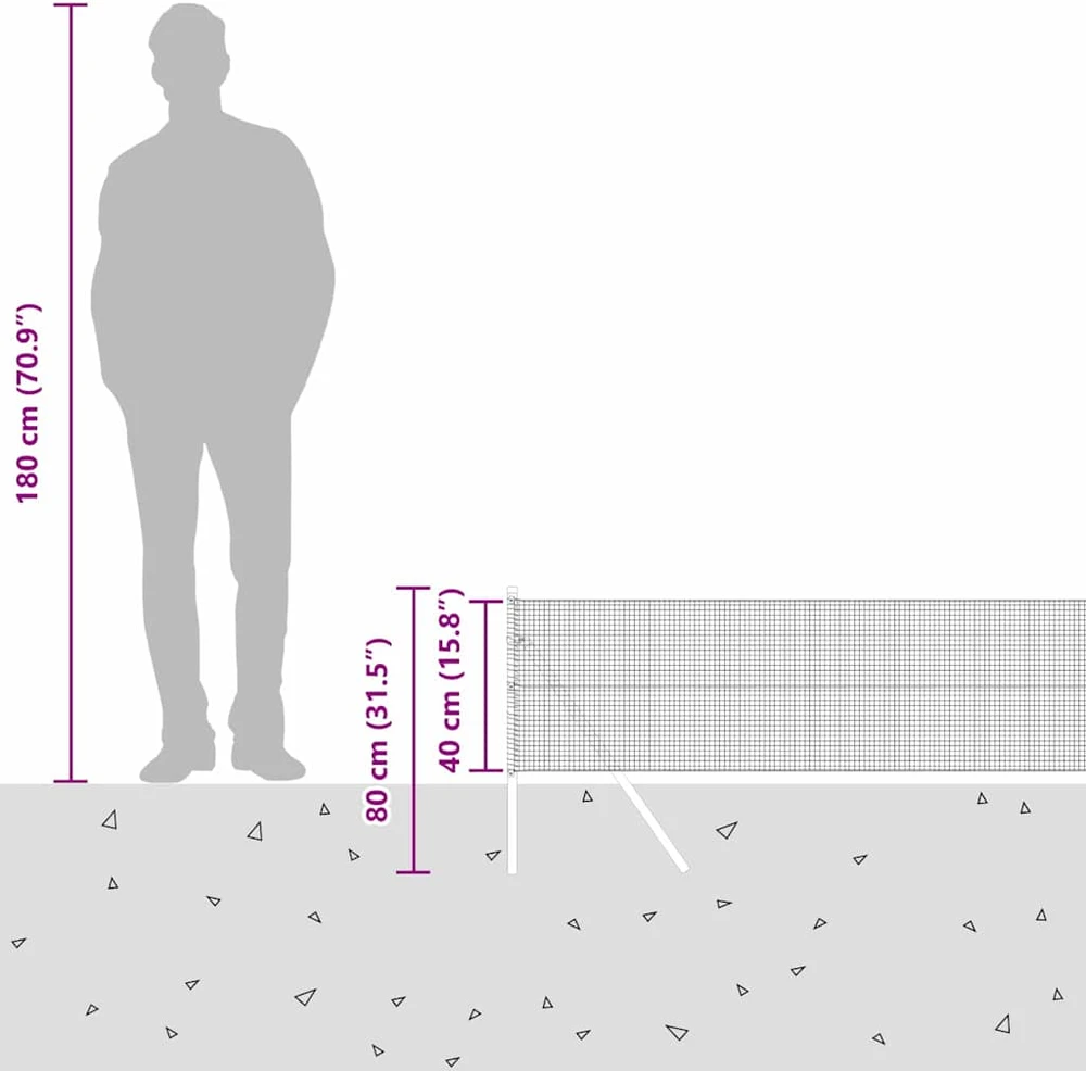 Suvirintas vielos tvora žemės tvirtinimas 10 x 0,4 m Sidabrinė