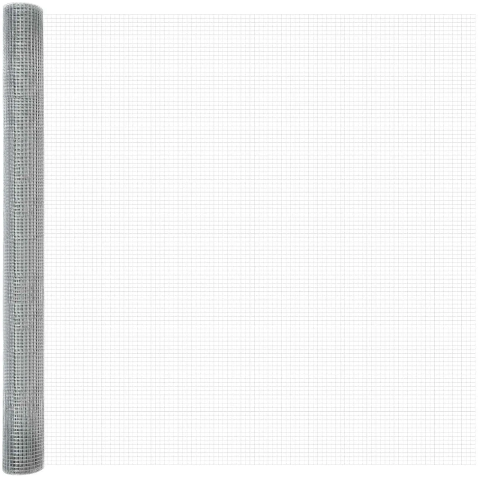 Suvirinto vielos tvoros 1000 x 160 cm Sidabro
