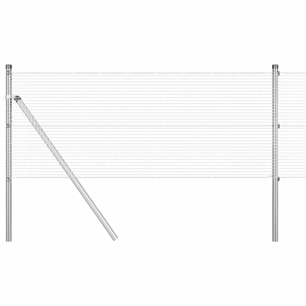 Suvirinto vielos tvoros 1000 x 40 cm Sidabro