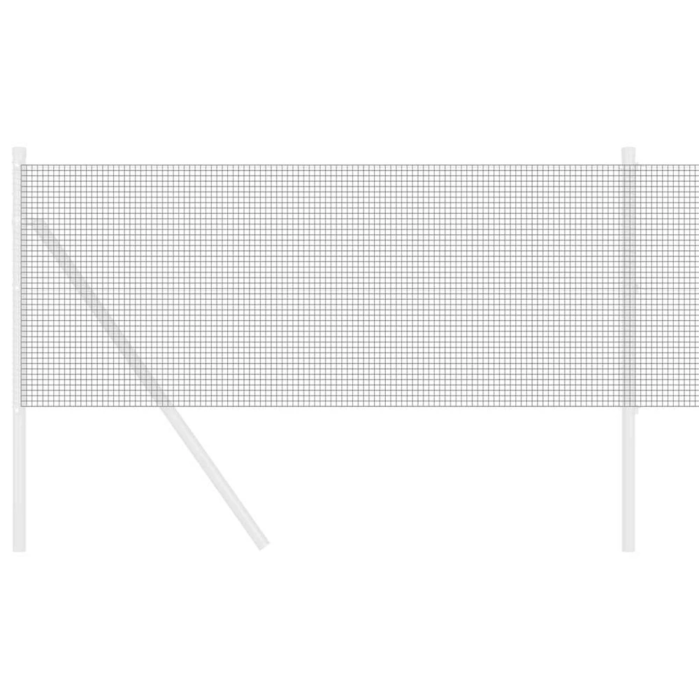 Suvirinto vielos tvoros 10000 x 40 cm Pilka