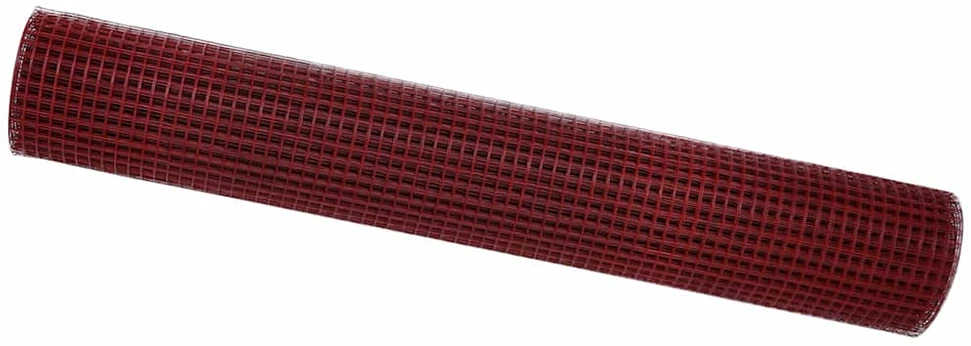 Suvirinto vielos tvoros 2500 x 150 cm Raudona