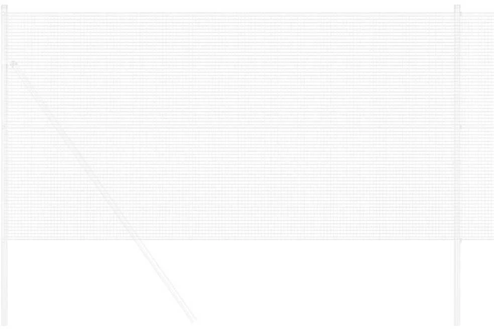 Suvirinto vielos tvoros 5000 x 100 cm Sidabro