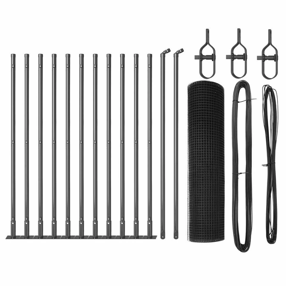Suvirinta vielos tvora su betono baze 25 x 0,4 m Pilka