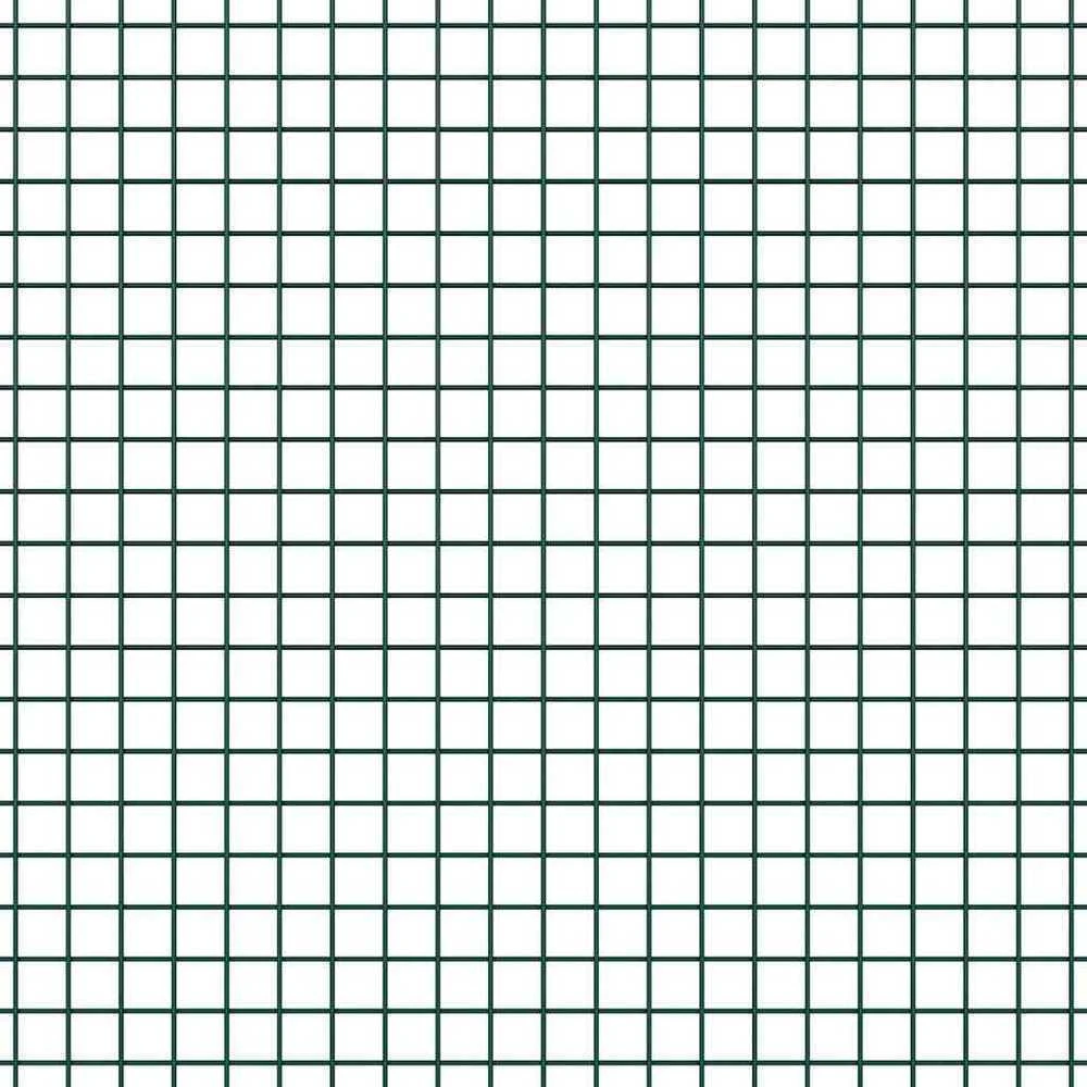 Suvirintas vielinis tvoras su smailiais galais 25 x 1,6 m Žalia
