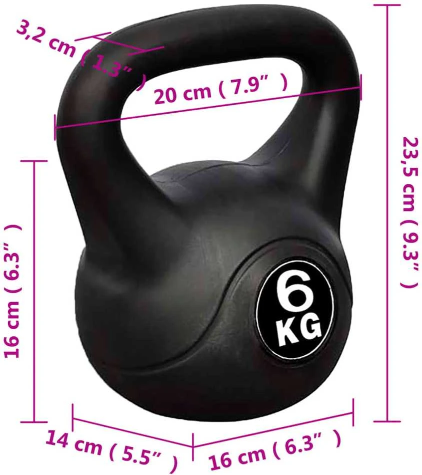 Svarstis Svorių Kilnojimui 6kg