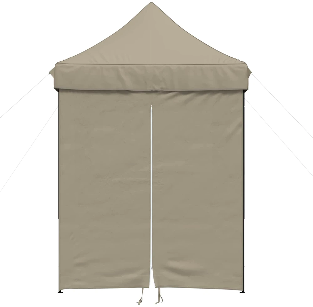 Šventės palapinė 200 x 200 x 306 cm Taupe Oksfordo audinys