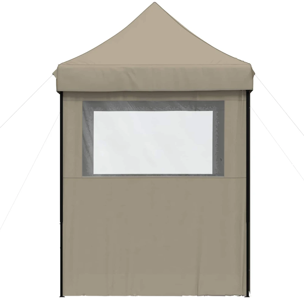 Šventės palapinė 200 x 200 x 306 cm Taupe Oksfordo audinys