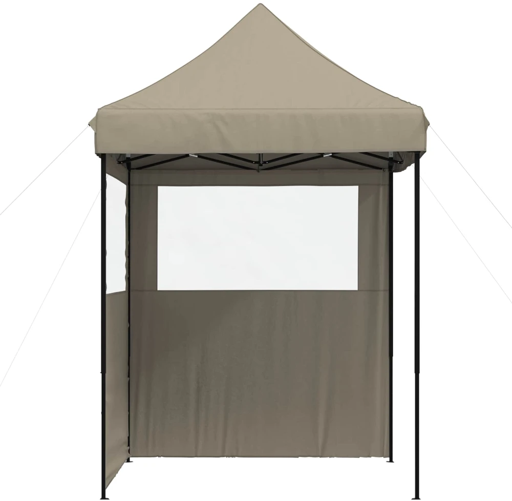 Šventės palapinė 200 x 200 x 306 cm Taupe Oksfordo audinys
