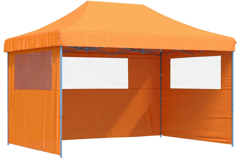 Šventės palapinė 279 x 410 x 315 cm Oranžinė Oksfordo audinys