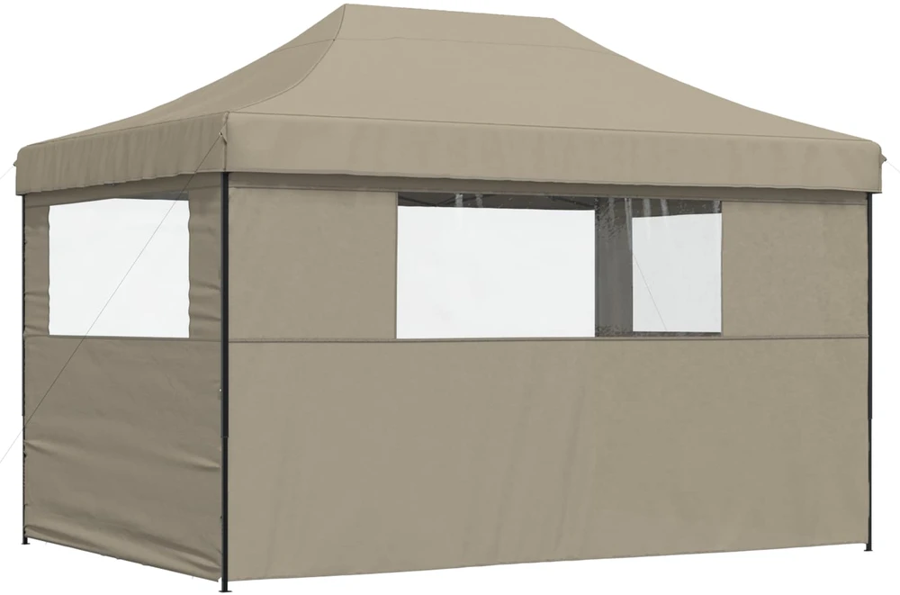 Šventės palapinė 279 x 410 x 315 cm Taupe Oksfordo audinys