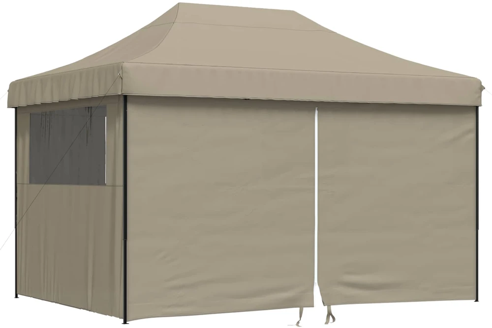 Šventės palapinė 279 x 410 x 315 cm Taupe Oksfordo audinys