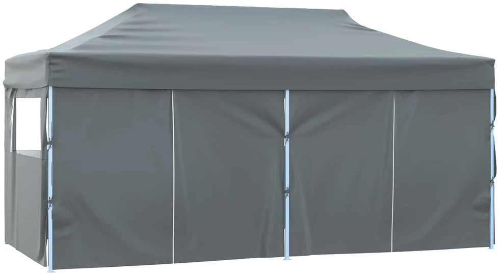 Šventės palapinė 291 x 580 x 315 cm Antracito Oksfordo audinys