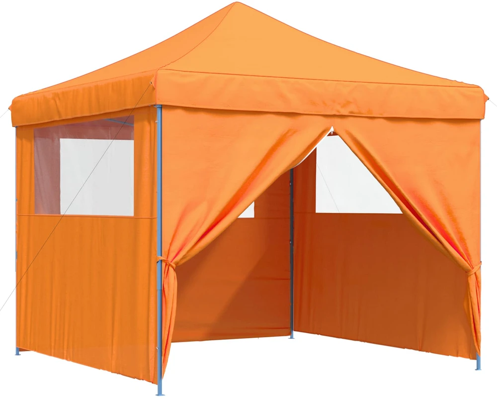 Šventės palapinė 292 x 292 x 315 cm Oranžinė Oksfordo audinys