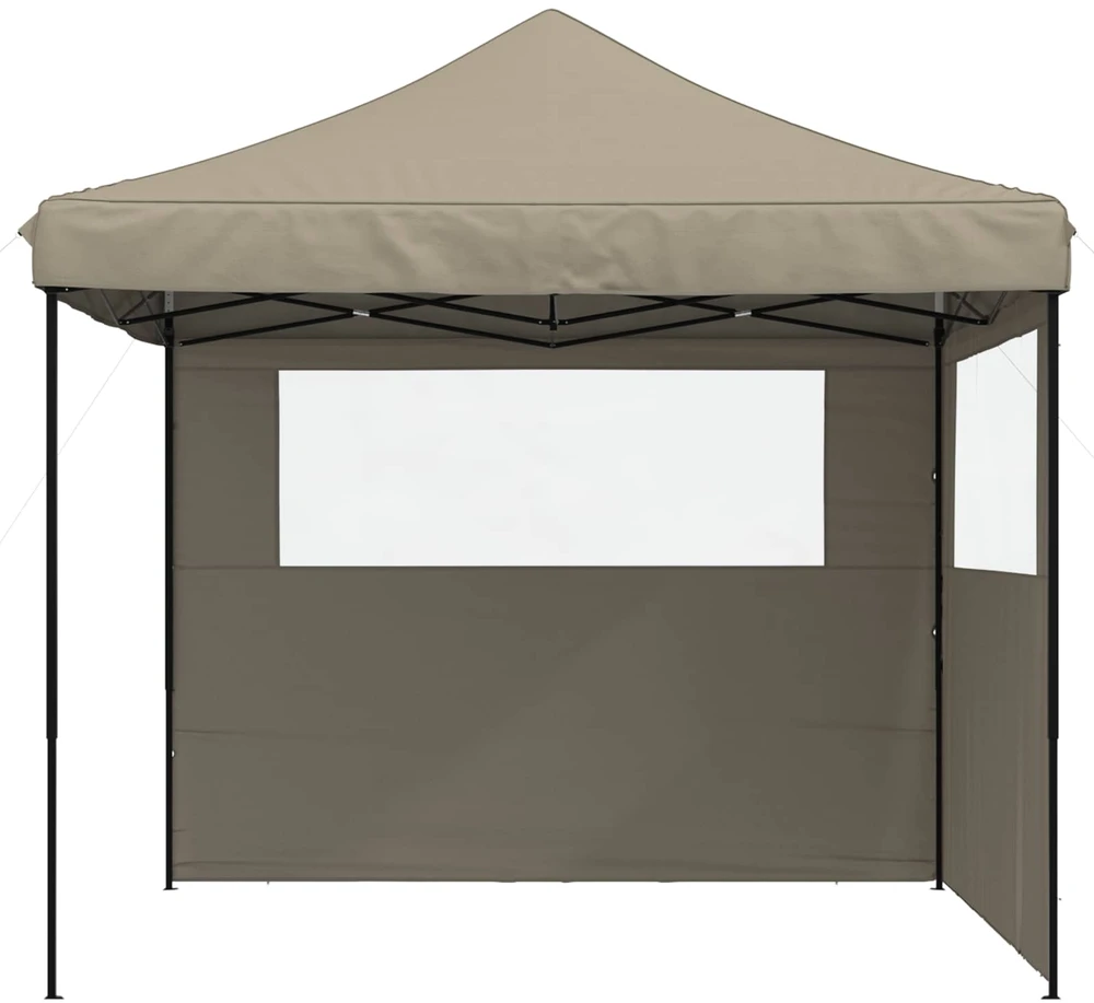 Šventės palapinė 292 x 292 x 315 cm Taupe Oksfordo audinys
