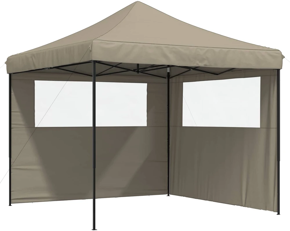 Šventės palapinė 292 x 292 x 315 cm Taupe Oksfordo audinys