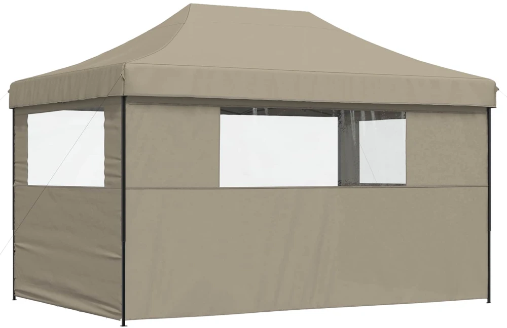 Šventės palapinė 292 x 440 x 315 cm Taupe Oksfordo audinys