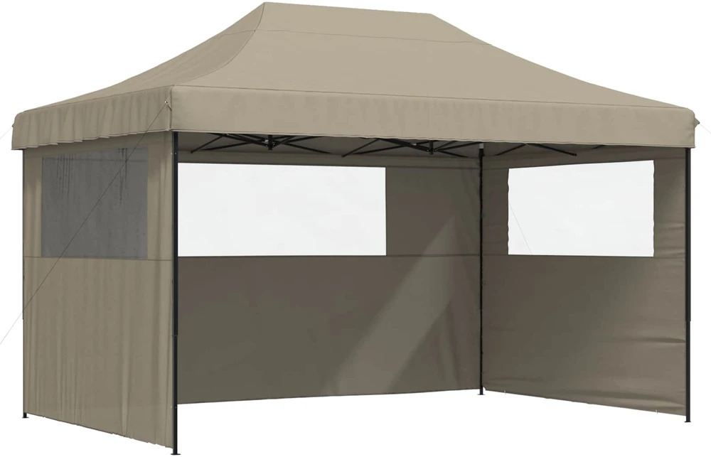 Šventės palapinė 292 x 440 x 315 cm Taupe Oksfordo audinys