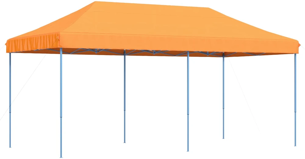 Šventės palapinė 292 x 580 x 315 cm Oranžinė Oksfordo audinys