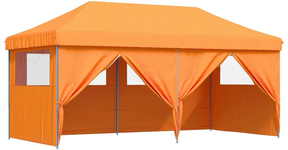 Šventės palapinė 292 x 580 x 315 cm Oranžinė Oksfordo audinys