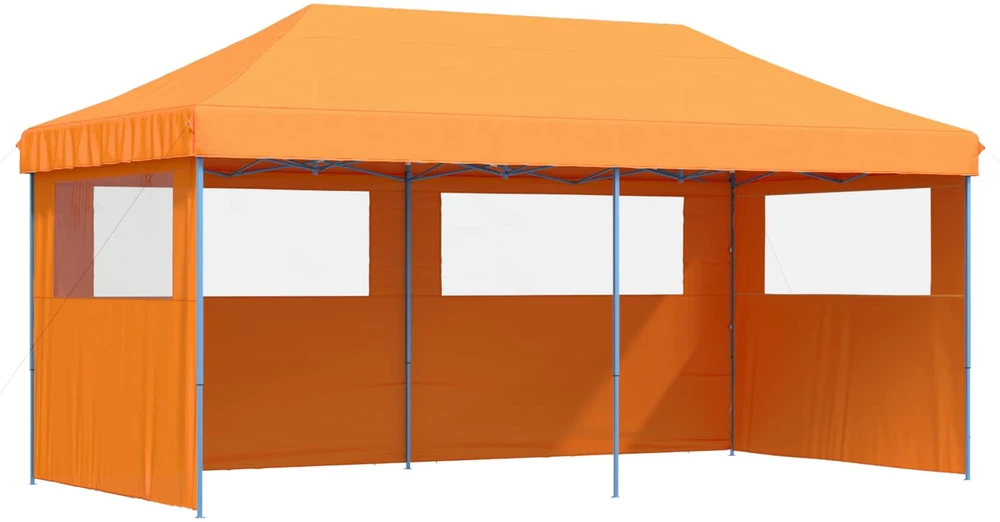 Šventės palapinė 292 x 580 x 315 cm Oranžinė Oksfordo audinys