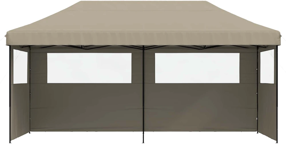 Šventės palapinė 292 x 580 x 315 cm Taupe Oksfordo audinys