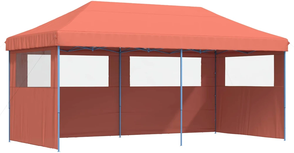 Šventės palapinė 292 x 580 x 315 cm Terakotos Oksfordo audinys