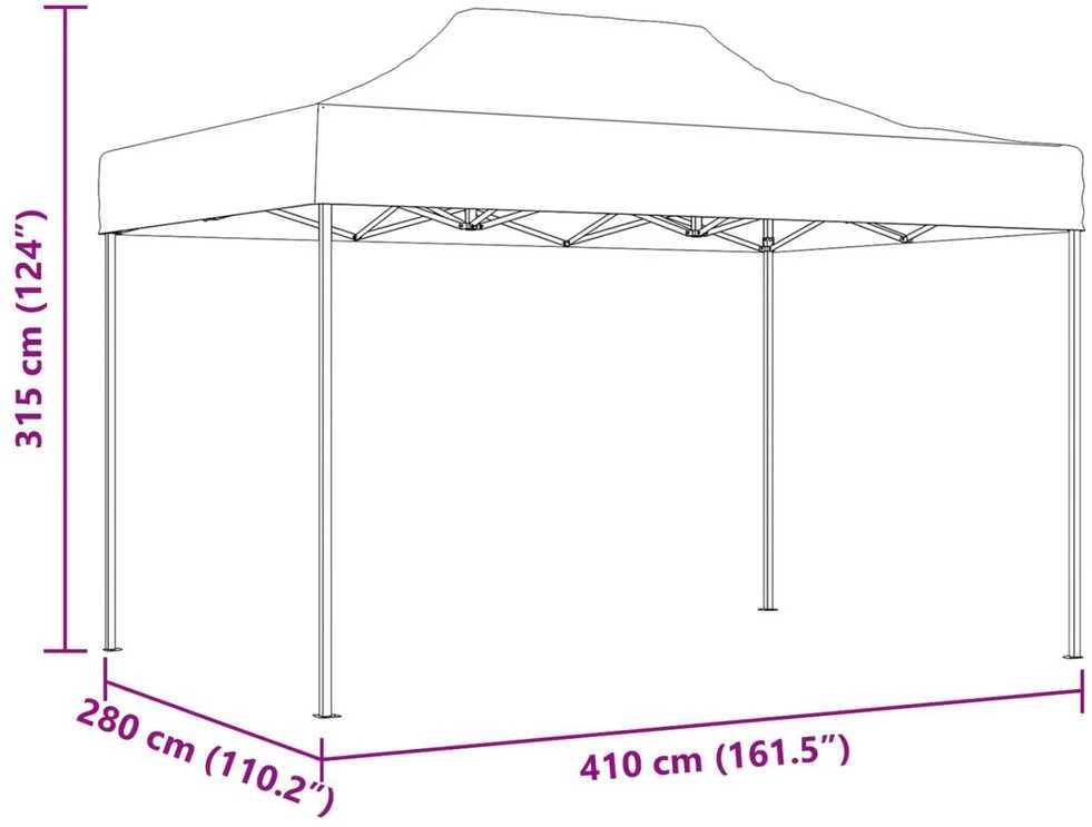 Šventės palapinė Mėlyna 280 x 410 x 315 cm Oksfordo audinys