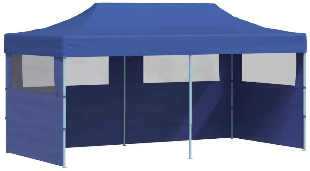Šventės palapinė 291 x 580 x 315 cm Mėlyna Oksfordo audinys