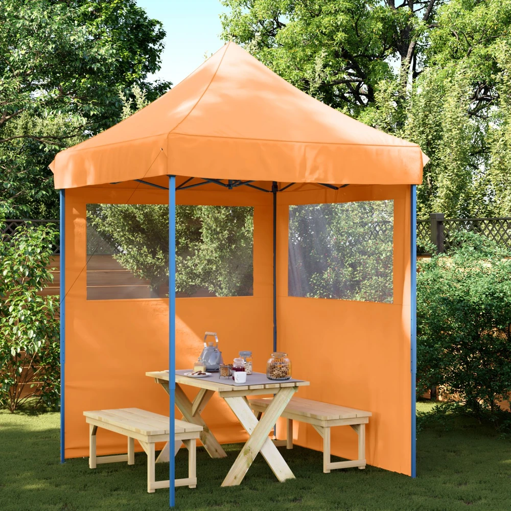 Šventės palapinė 200 x 200 x 306 cm Oranžinė Oksfordo audinys